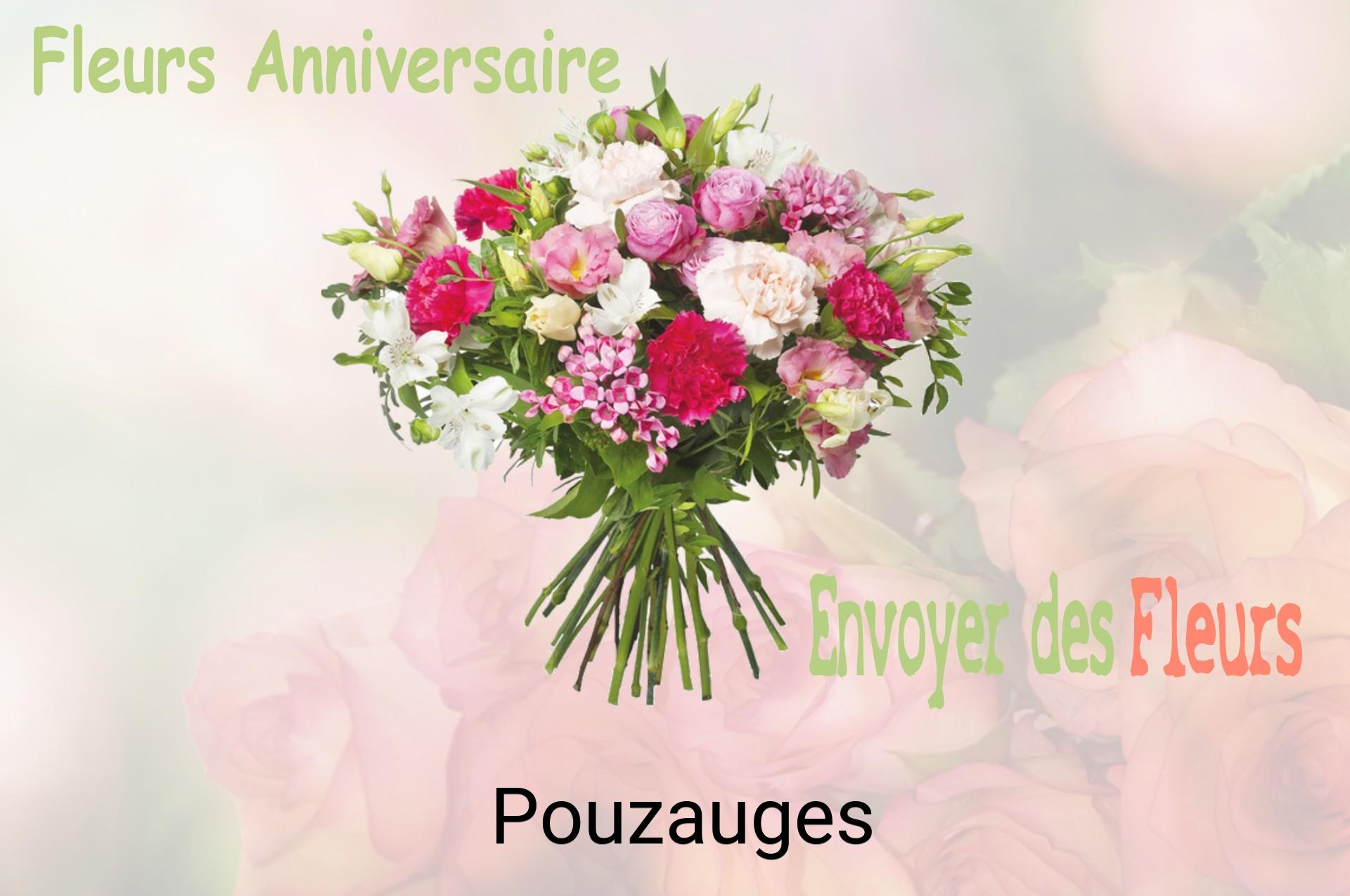 Bouquet de fleurs d’anniversaire livré à Pouzauges