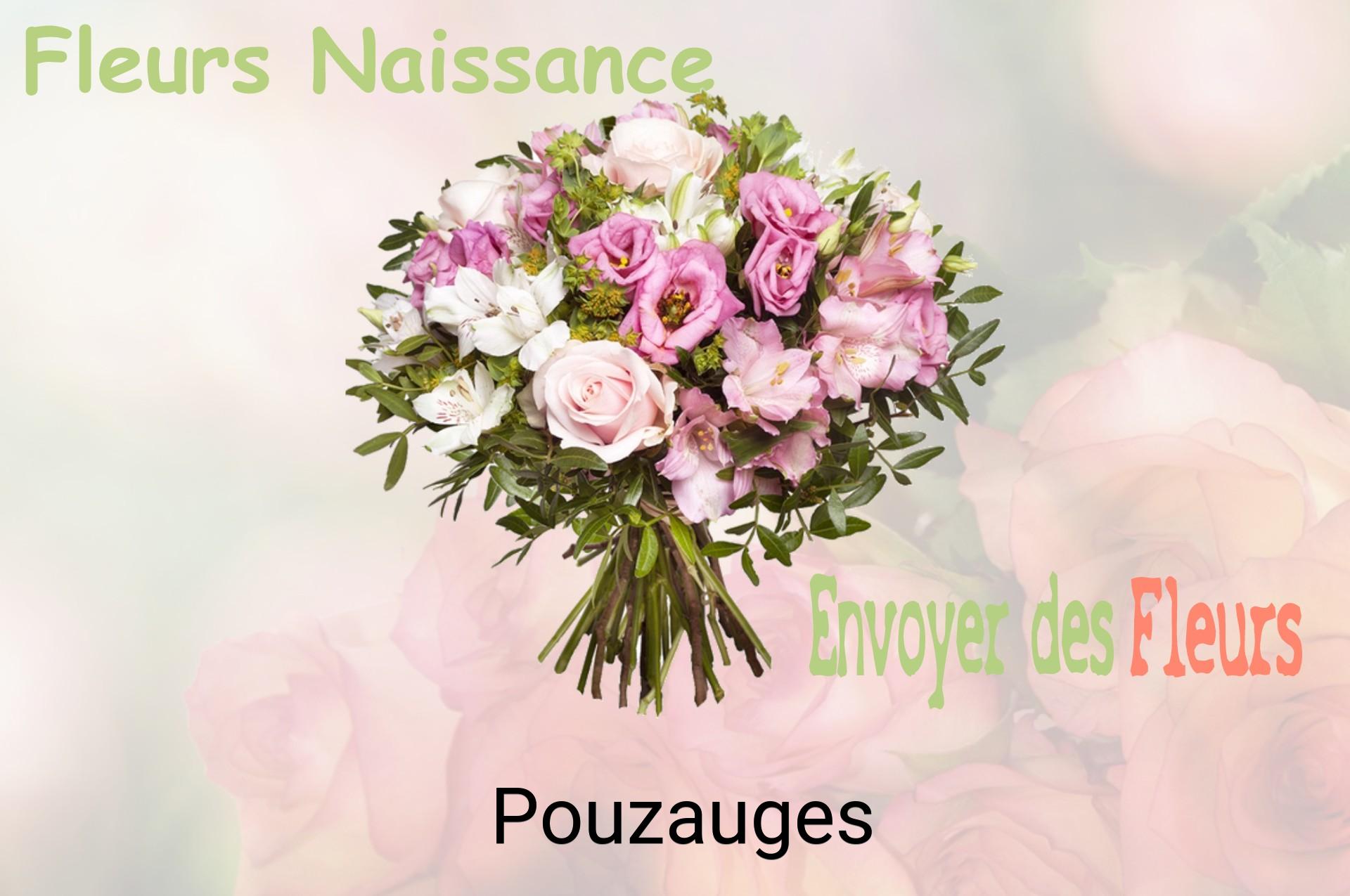 Bouquet de fleurs de naissance livré à Pouzauges